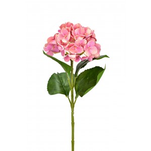 Umělá hortenzie růžová 68 cm