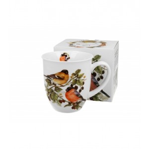 Porcelánový hrnek Eurasian Bullfinches 400 ml v dárkové krabičce