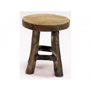 Dřevěná stolička Teak 15x17 cm