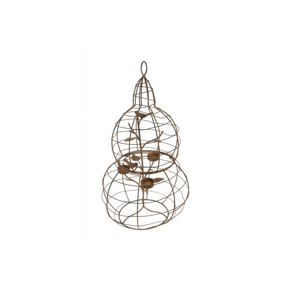 Kovový svícen Birdcage 53 cm rez