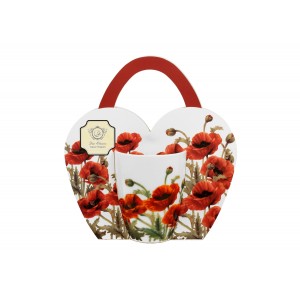 Porcelánový hrnek Classic Poppies 360 ml v dárkové taštičce