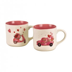 Sada 2 porcelánových hrníčků Love 350 ml - B, 2. jakost