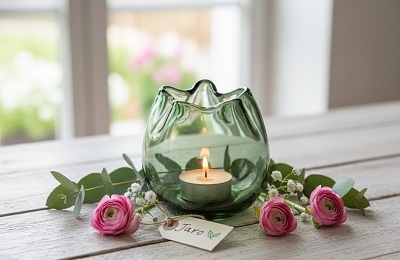 Novinka: Skleněné svícny ve tvaru květů, které zútulní každý interiér